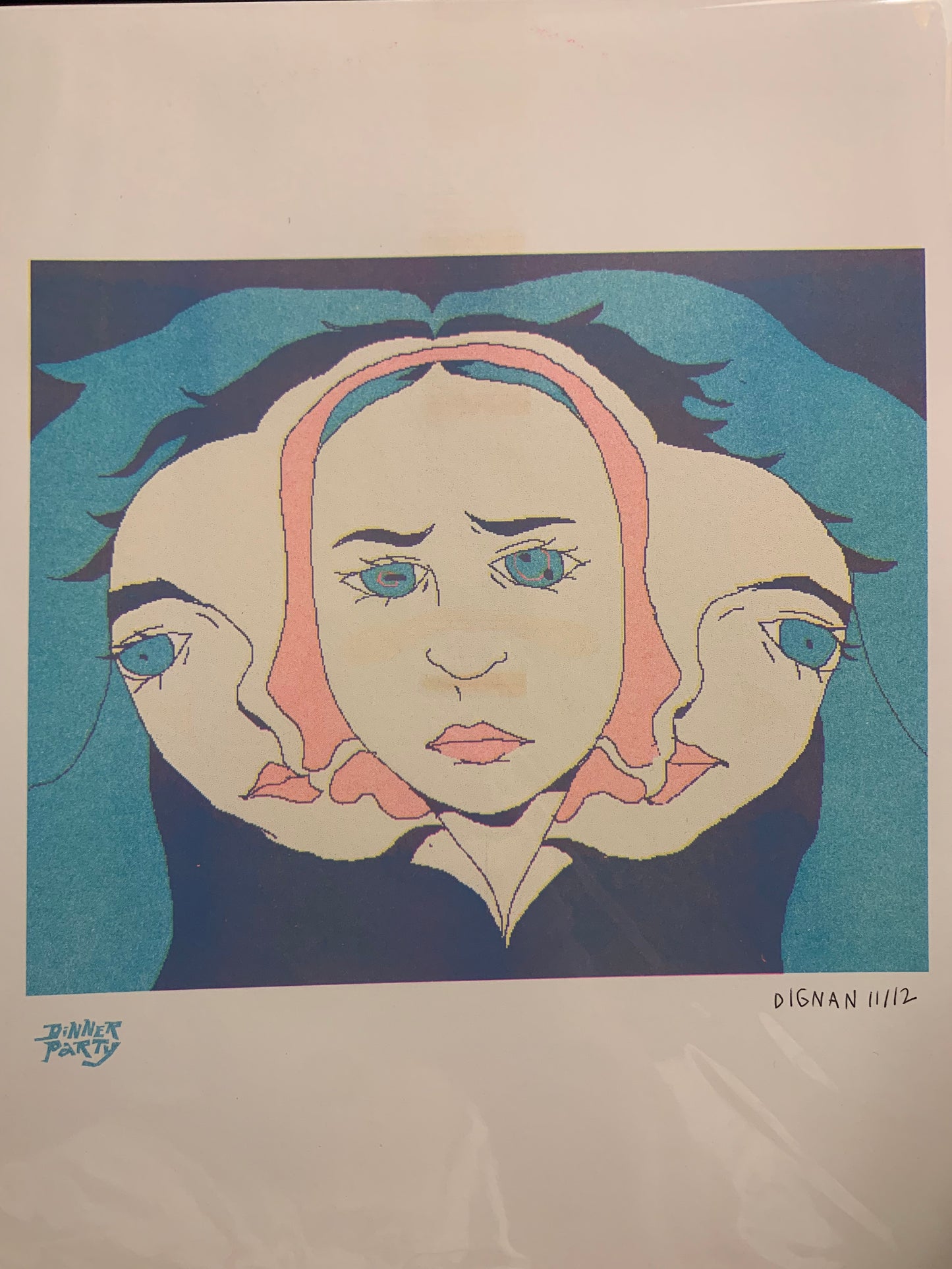 billie eilish risograph print